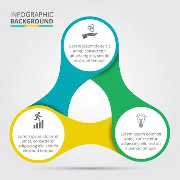 Vector circle element for infographic. Stock Illustration