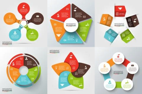 Vector circle element for infographic. Stock Illustration