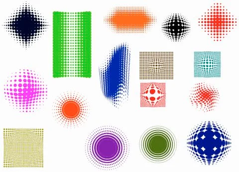 Vector Circle Graphics. Stock Illustration