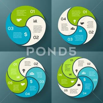 Vector circle infographic. Template for cycle diagram, graph ...
