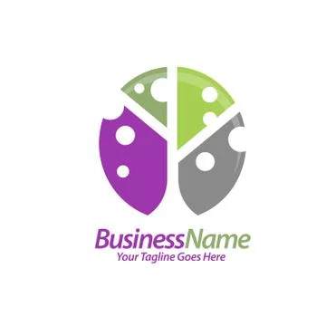 Vector circle tree logo concept Stock Illustration