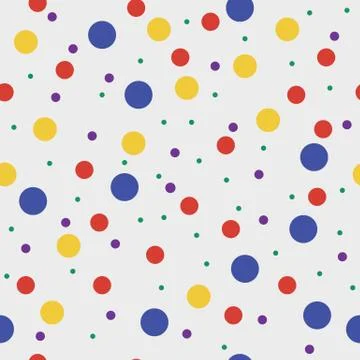 Vector circles seamless pattern Stock Illustration