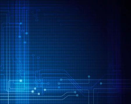 Vector Circuit board. Abstract futuristic technology Stock Illustration