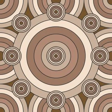 Vector circular seamless pattern 스톡 일러스트