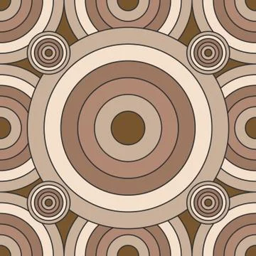 Vector circular seamless pattern 스톡 일러스트