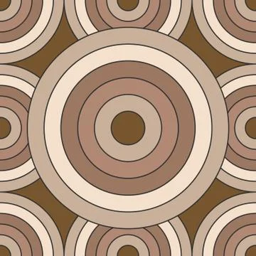 Vector circular seamless pattern 스톡 일러스트