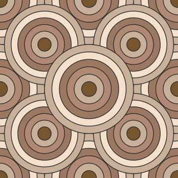 Vector circular seamless pattern 스톡 일러스트