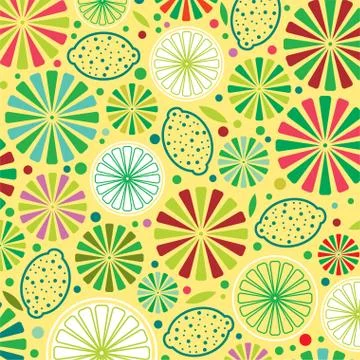 Vector citrus background Stockillustratie