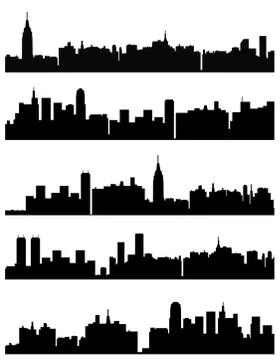 Vector city background Stock Illustration