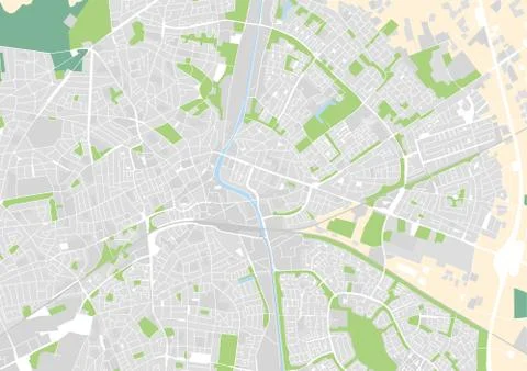 Vector city map of Apeldoorn Stock Illustration