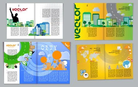 Vector of city skyline 스톡 일러스트