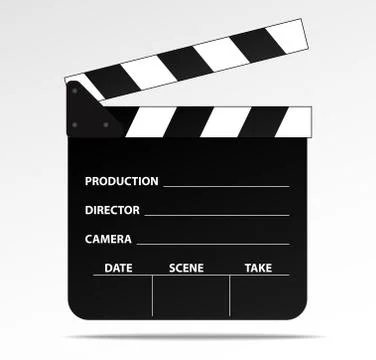 Vector clapboard Stock Illustration