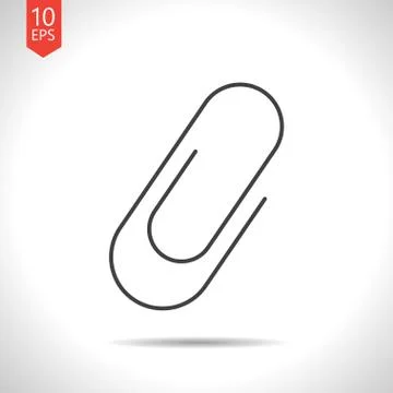 Vector clip icon Stock Illustration