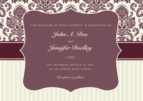 Vector clipart fancy frame with pattern and stripes Иллюстрация