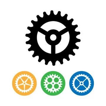 Vector Clock Gears. Flat Vector Clock Gears. Clock Mechanism Icons Isolated On 스톡 일러스트