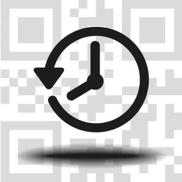 Vector clock icon Stock Illustration