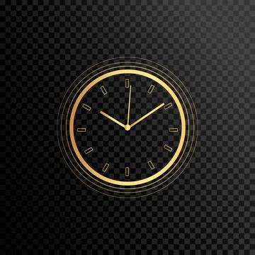 Vector clock icon. Schedule, appointment, important date concept. Modern flat Stock Illustration