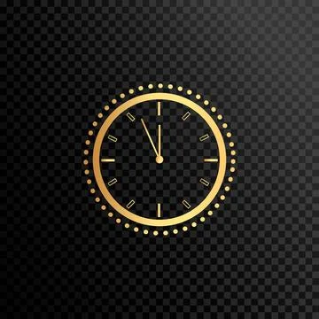 Vector clock icon. Schedule, appointment, important date concept. Modern flat Stock Illustration