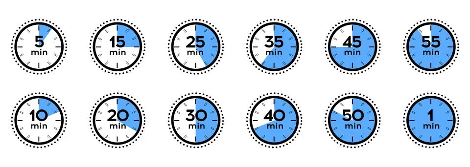 Vector clock icon. Schedule, appointment, important date concept. Modern flat Stock Illustration
