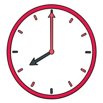 Vector of clock Stock Illustration