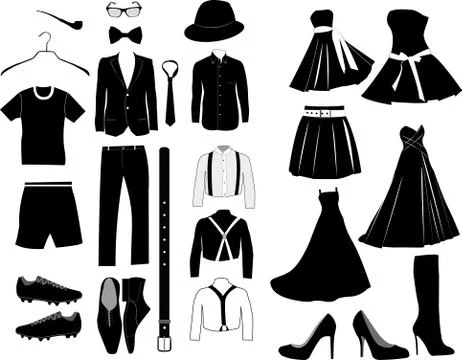 Vector clothes Stock Illustration