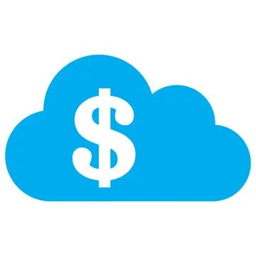 Vector Cloud Banking Flat Icon Symbol 스톡 일러스트