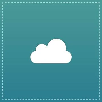 Vector cloud icon. Easy to edit. Illustrazione stock