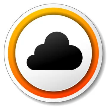 Vector cloud icon Illustrazione stock