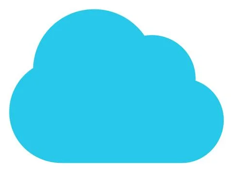 Vector Cloud Icon Stock Illustration