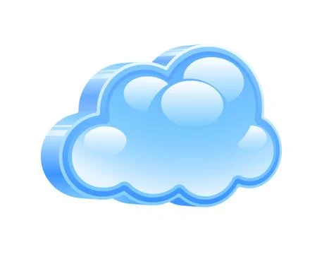 Vector cloud Stock-Illustration