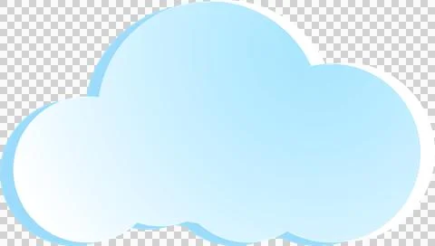 Vector cloud shapes, cloud icons for web and app, for cloud computing and s.. 스톡 일러스트