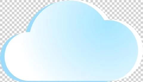 Vector cloud shapes, cloud icons for web and app, for cloud computing and s.. イラスト素材