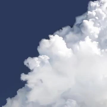 Vector Cloud in sky. Vector Illustrazione stock