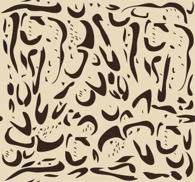 Vector Clouded Leopard Fur Stock Illustration