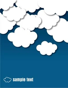 Vector clouds - eps10 Stock Illustration