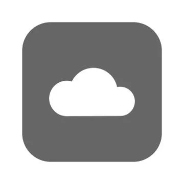 Vector clouds icon Stock Illustration