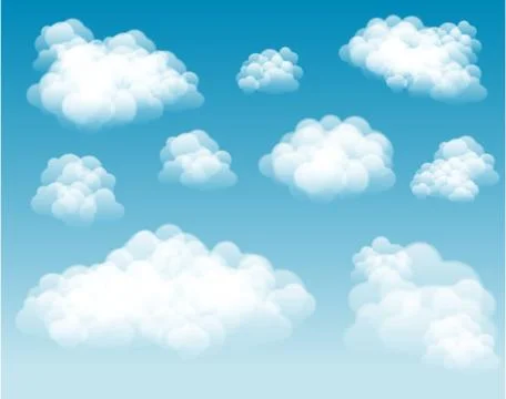 Vector Clouds Stock Illustration