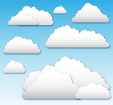 Vector Clouds Stock Illustration