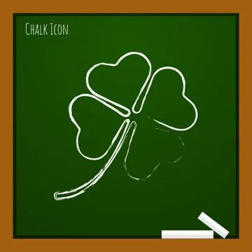 Vector clover icon. Eps10 Stock Illustration