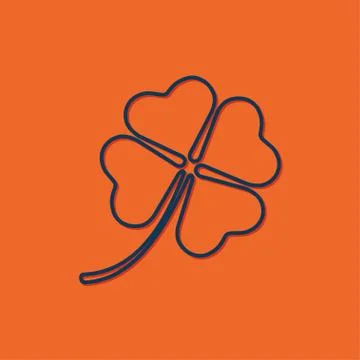 Vector clover icon Stock Illustration