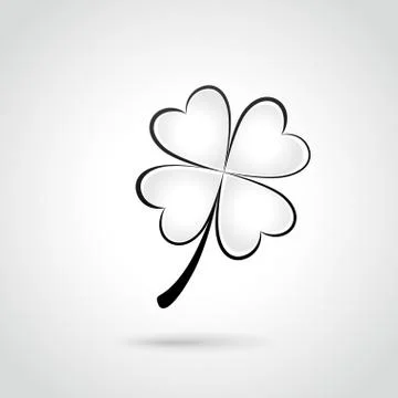 Vector clover illustration Stock Illustration
