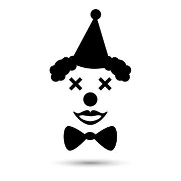 Vector clown icon Stock Illustration