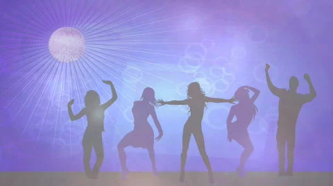 Vector Club Dancers Stock Footage 667364
