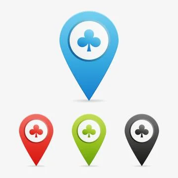 Vector clubs pointers Stock Illustration