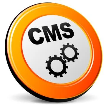 Vector cms icon Stock Illustration