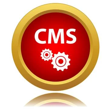 Vector cms icon Illustrazione stock