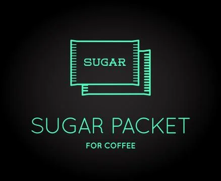 Vector Coffee Accessories Icon with Letter Sign can be used as Logotype Stock Illustration