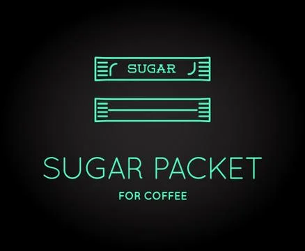 Vector Coffee Accessories Icon with Letter Sign can be used as Logotype Stock Illustration