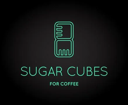 Vector Coffee Accessories Icon with Letter Sign can be used as Logotype Stock Illustration
