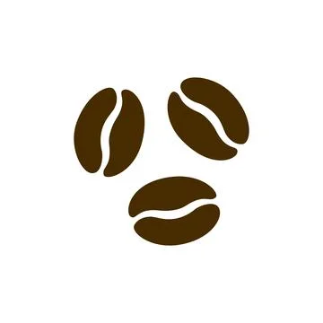 Vector coffee beans icon. Vector illustration isolated. Stock Illustration